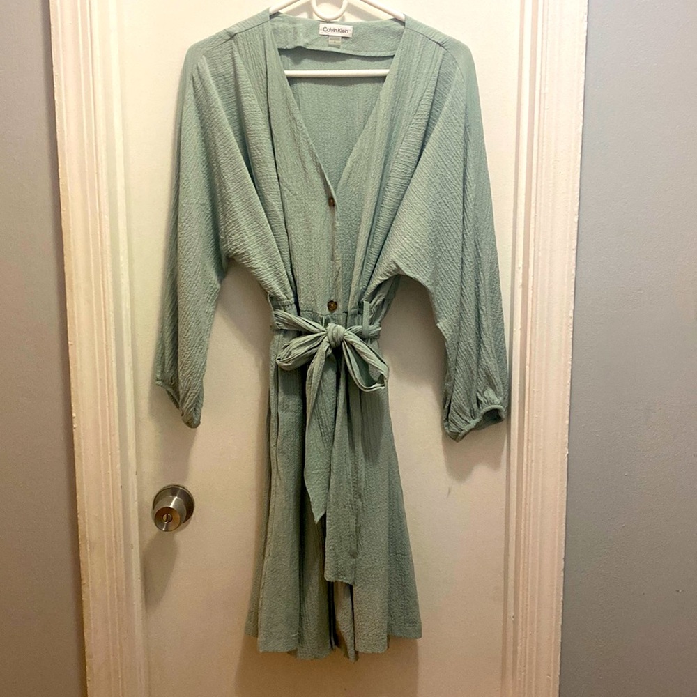 Elbow Sleeve Calvin Klein Dress